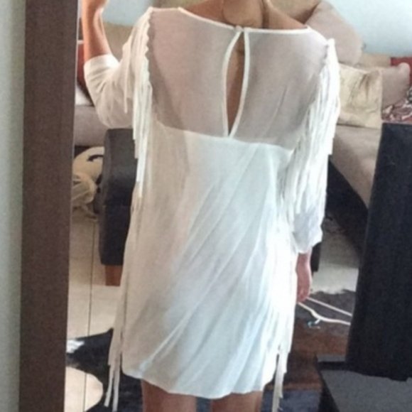 Jen's Pirate Booty Banshee Mini Dress WHITE - Picture 7 of 10